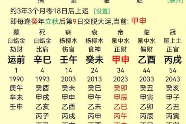 一分钟看懂八字排盘,八字排盘出来怎么解读