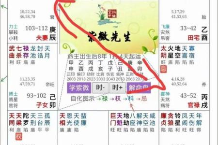 紫薇斗数科权禄相会